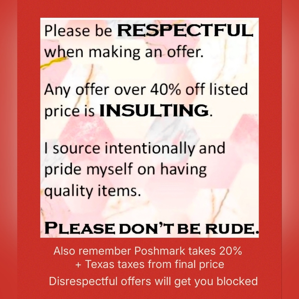 Not For Sale. Please Be Respectful
